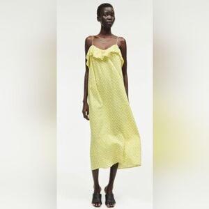 New H&M Ruffle Midi Sundress Size XXL